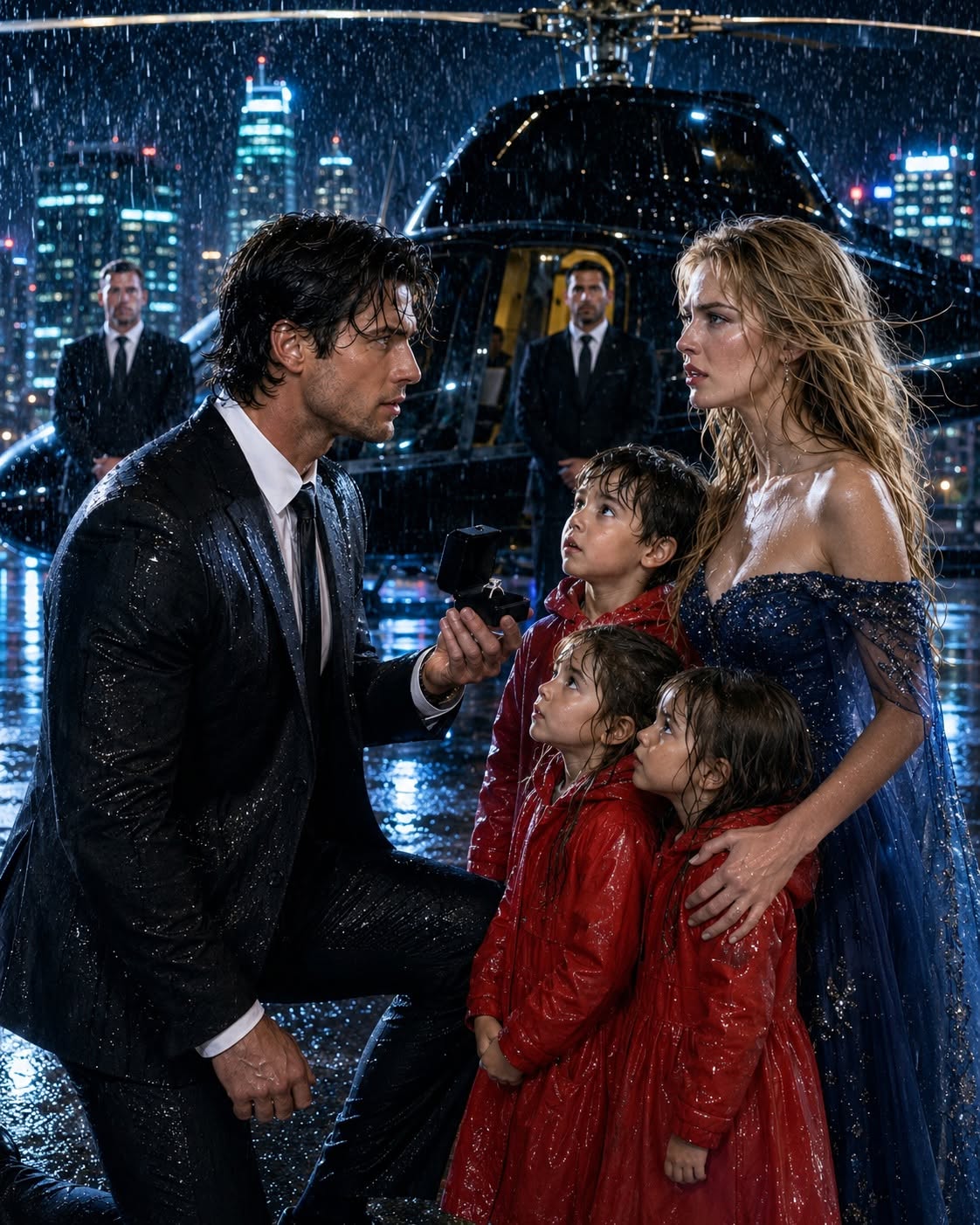 I Was Minutes Away From Proposing To Another Woman When I Saw My Ex-Wife In The Chicago Rain With Three Children Who Had My Face. Then I Followed Her To The Hospital And Discovered A Terrifying Truth.