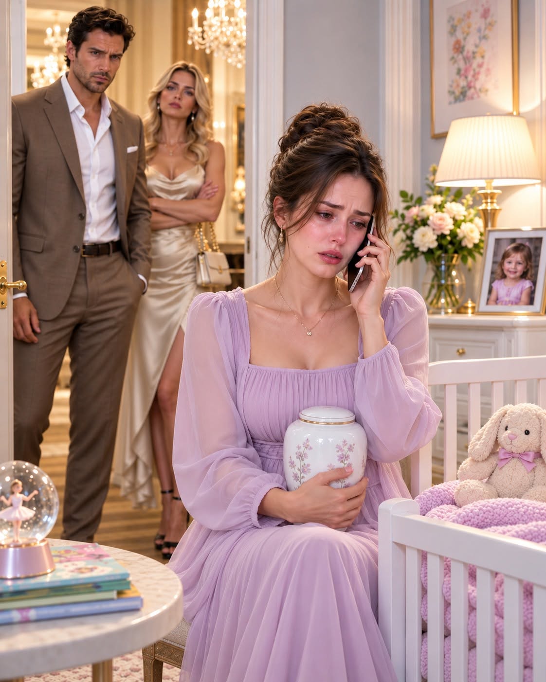 I Left the Hospital Carrying My Daughter’s Ashes When My Husband Coldly Told Me Over the Phone to "Stop Bothering Him"—So I Called the Secret Number My Father Gave Me Three Years Ago to Destroy the Fairchild Empire