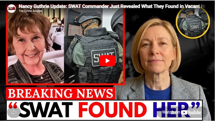 Nancy Guthrie Update: SWAT Commander Just Revealed What They Found in Vacant House It’s Finally Over
