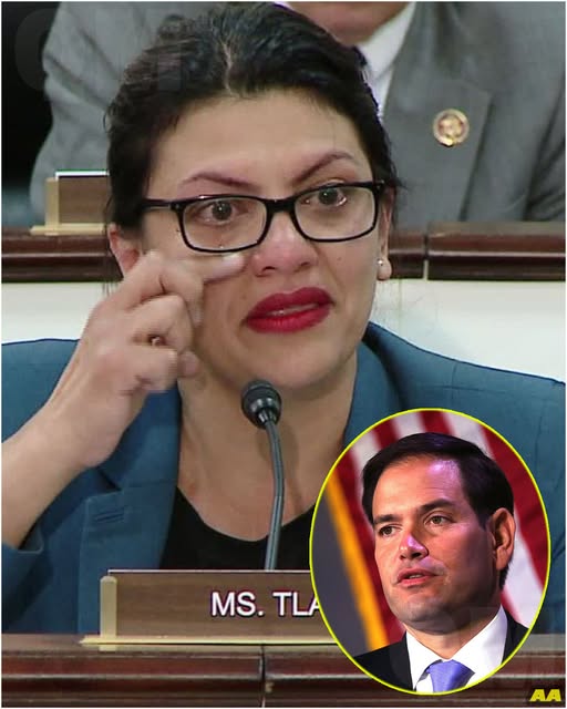 Fed Up Marco Rubio SHUTS UP Rashida Tlaib SO BAD She Breaks Down in TEARS! - News