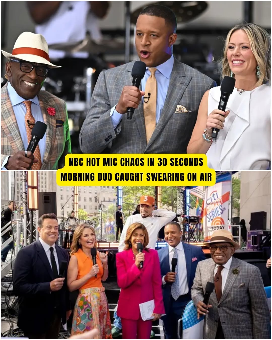 Hot Mic Exposes NBC Morning Duo Hurling Expletives During 30-Second Commercial Break - GMT - G1