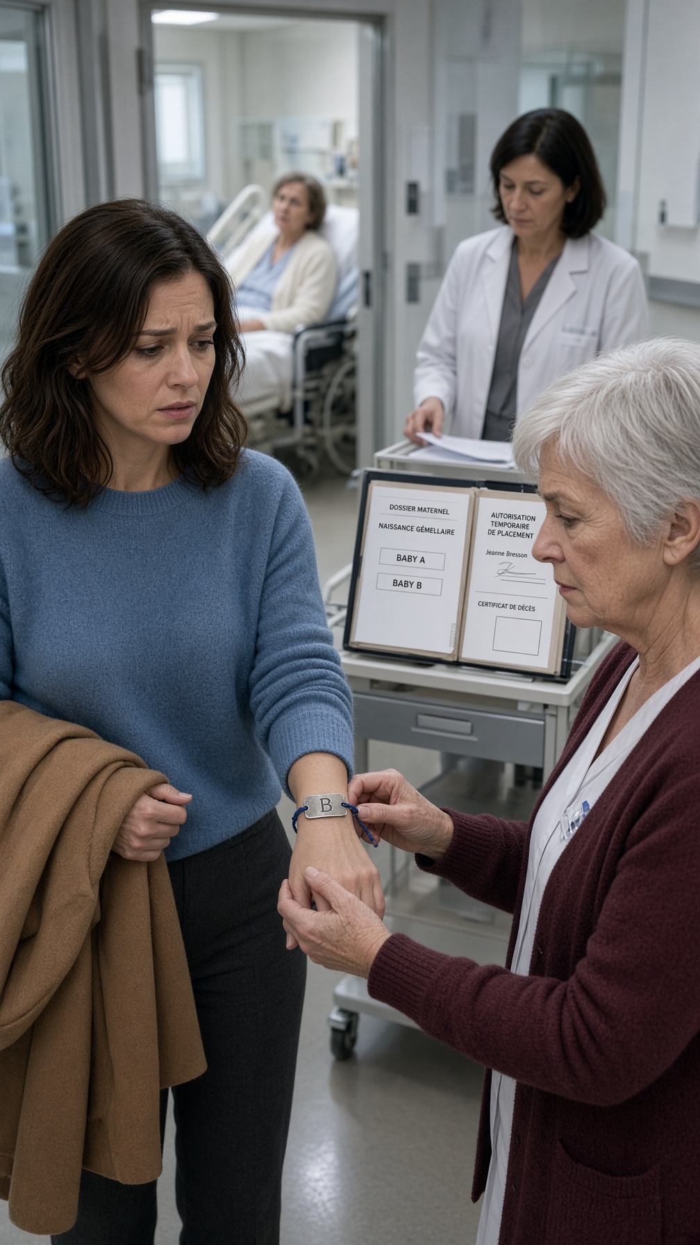 # ELLE CROYAIT ÊTRE FILLE UNIQUE JUSQU’À CE QU’UNE INFIRMIÈRE RECONNAISSE SON BRACELET DE NAISSANCE