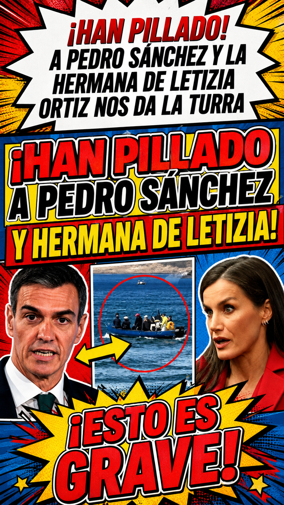 ¡HAN PILLADO! A PEDRO SÁNCHEZ Y LA HERMANA DE LETIZIA ORTIZ NOS DA LA TURRA