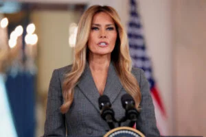 The Hidden Meaning Behind Melania Trump’s Outfit During Epstein Statement