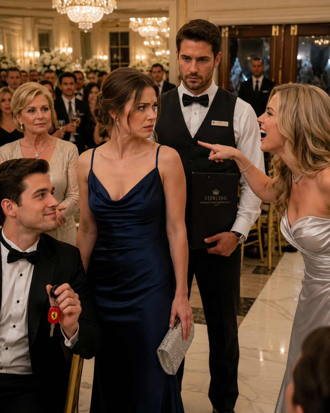 My sister laughed in front of the whole ballroom a...