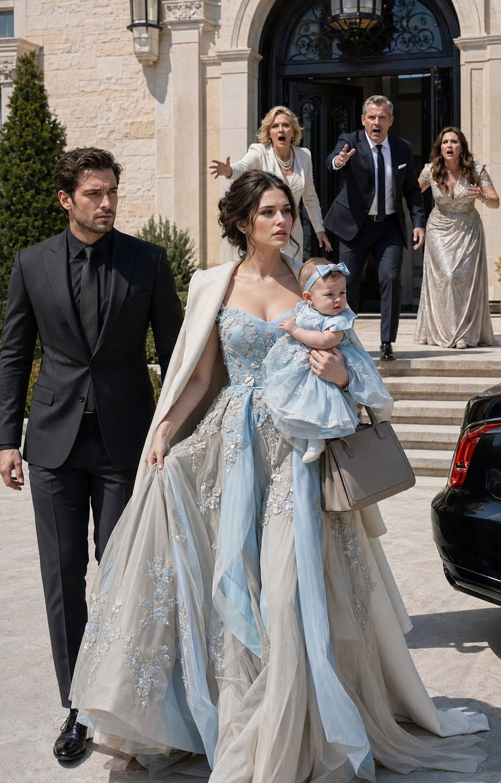 Three Days After Bringing My Newborn Daughter Home, My Husband Locked Me Out of the $27 Million Mansion I Had Bought Before We Met and Flew to Florida With His Mother. I Told My Attorney, “Sell It.” But Hours Before I Signed, Federal Agents Entered My House… and What My Security Camera Captured Revealed He Had Needed Me Outside All Along.
