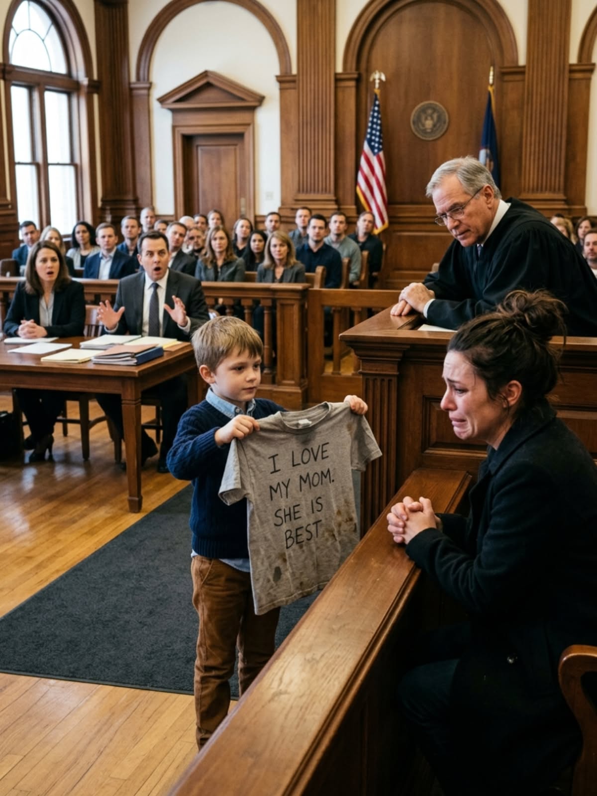 At The Custody Hearing, My Ex-Husband’s Attorney Pointed At My Son’s Clothes And Said, “She Can’t Even Afford Clean Clothes For Her Kid.” Judge Elwood Nodded, And For A…