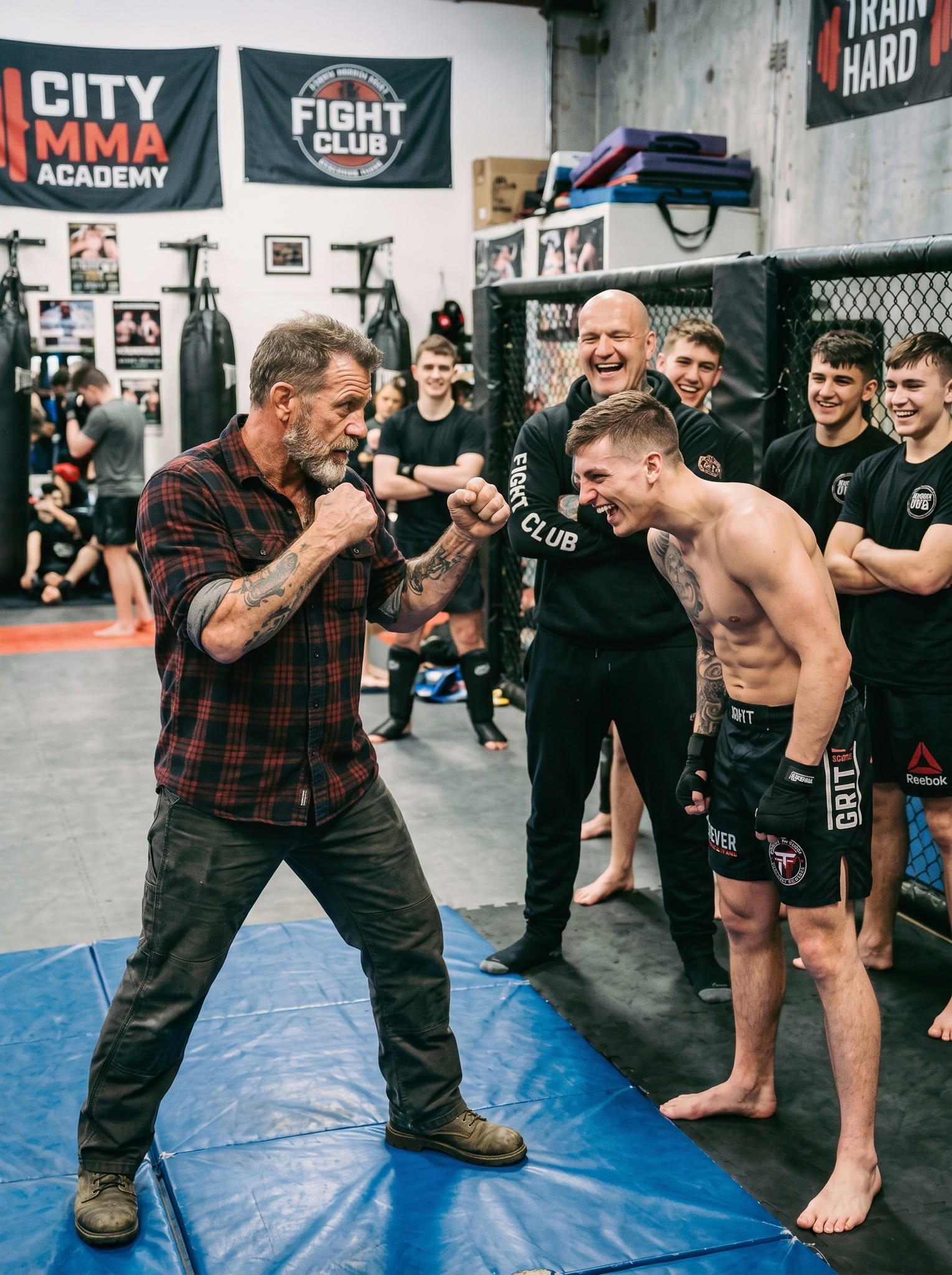 I spent 15 years training Marines in hand-to-hand combat, and my rule was simple: never lay a hand on a civilian. But that rule was shattered the moment I saw my daughter in the ER because her boyfriend had hurt her. I drove straight to his gym. He was laughing with his friends—until he saw me. And what happened next made even his coach fall silent. - SNSTORE