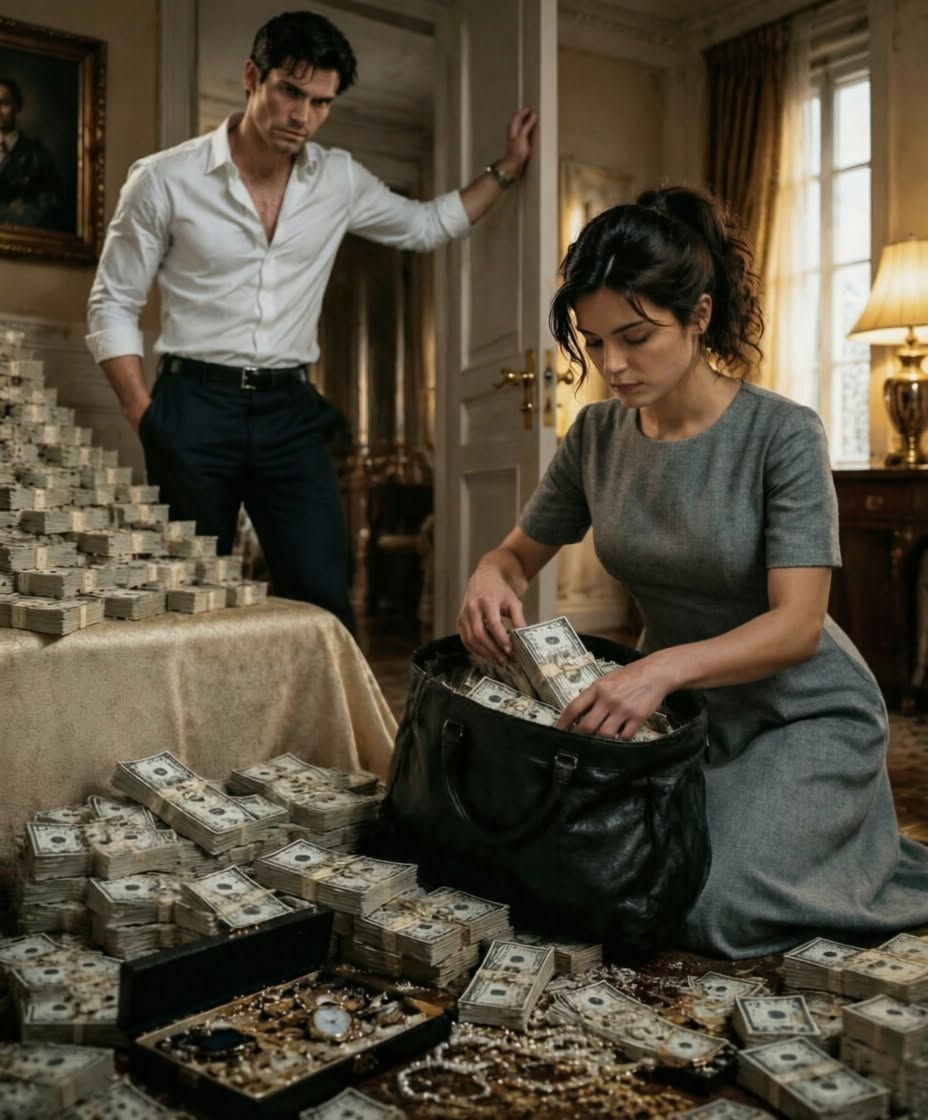 FULL PART: A Bankrupt Millionaire Caught His Housekeeper Surrounded by Cash—Then She Revealed Every Dollar Belonged to Him