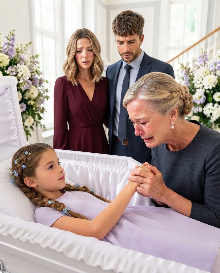 At her granddaughter’s funeral, a grandmother heard a faint plea from the coffin. Police arrived moments later, uncovering hidden restraints, a concealed key, and a disturbing family secret.