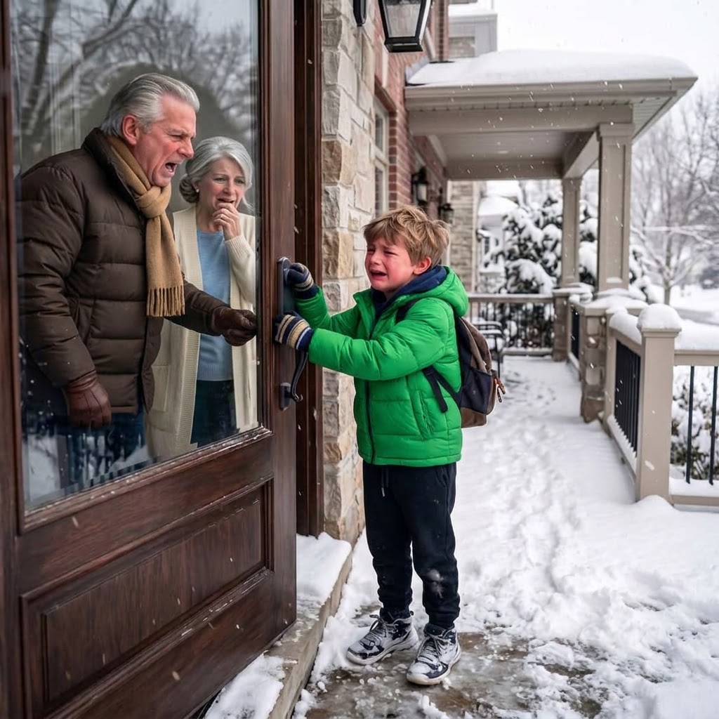 My in-laws threw my 9-year-old son into a blizzard after his cousin made up a story about him. My father-in-law screamed, “Get out! I don’t need a dishonest grandson!”
