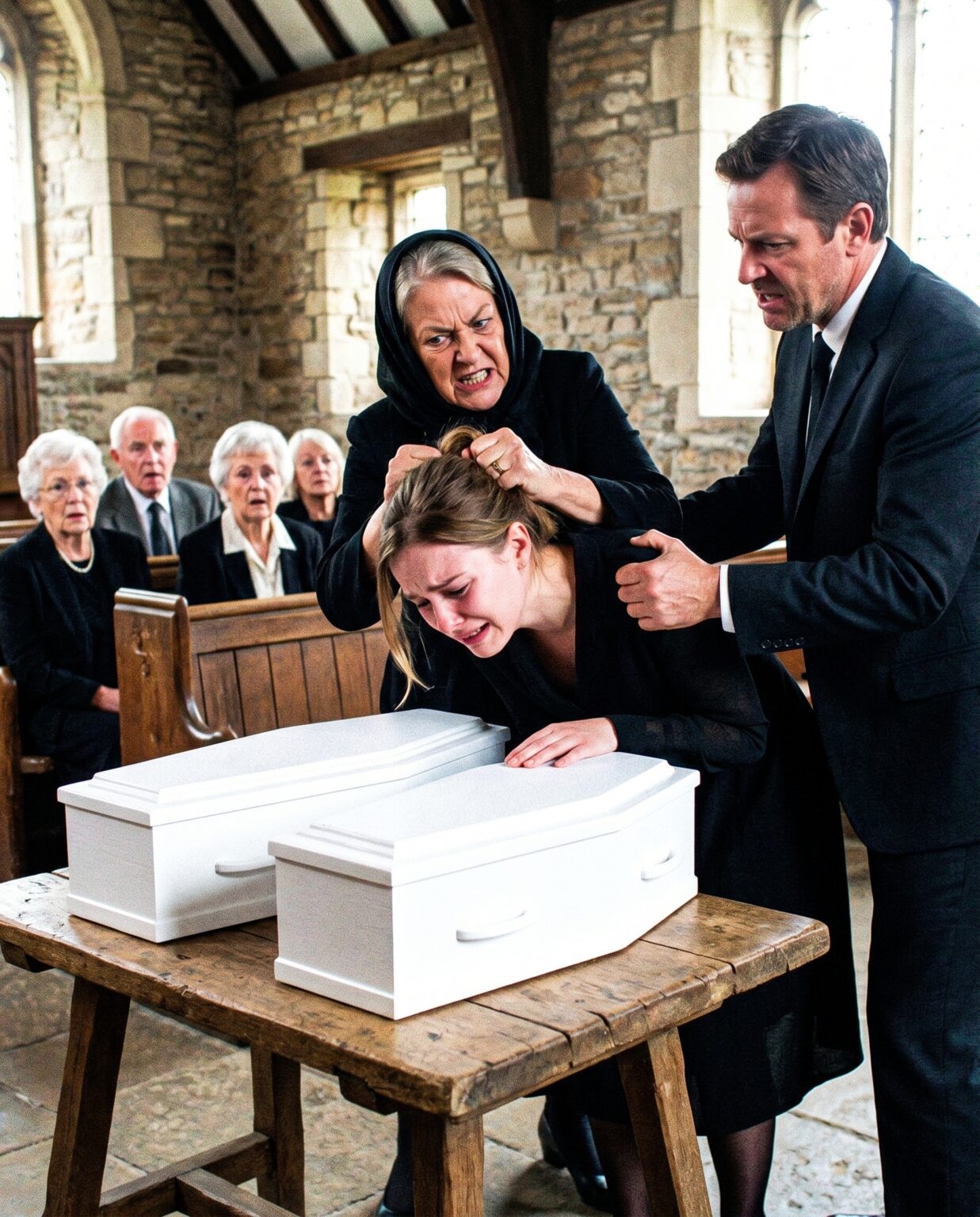 My four-year-old daughter, Emma, ​​remained motionless. Then she ran toward the pastor, shouting something that caused absolute silence. - usnews