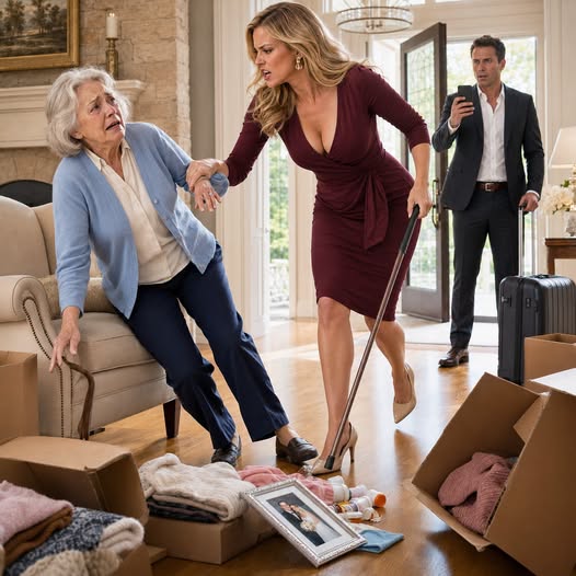 I came home from a business trip two days early and froze when I heard my elderly mother crying. My fiancée had shoved her belongings onto the floor and hissed, “Once we’re married, you’re going to a nursing home.” She didn’t see me standing in the doorway. I quietly recorded everything, then said, “The wedding is canceled.” She laughed—until I called my attorney and revealed what else she was about to lose...