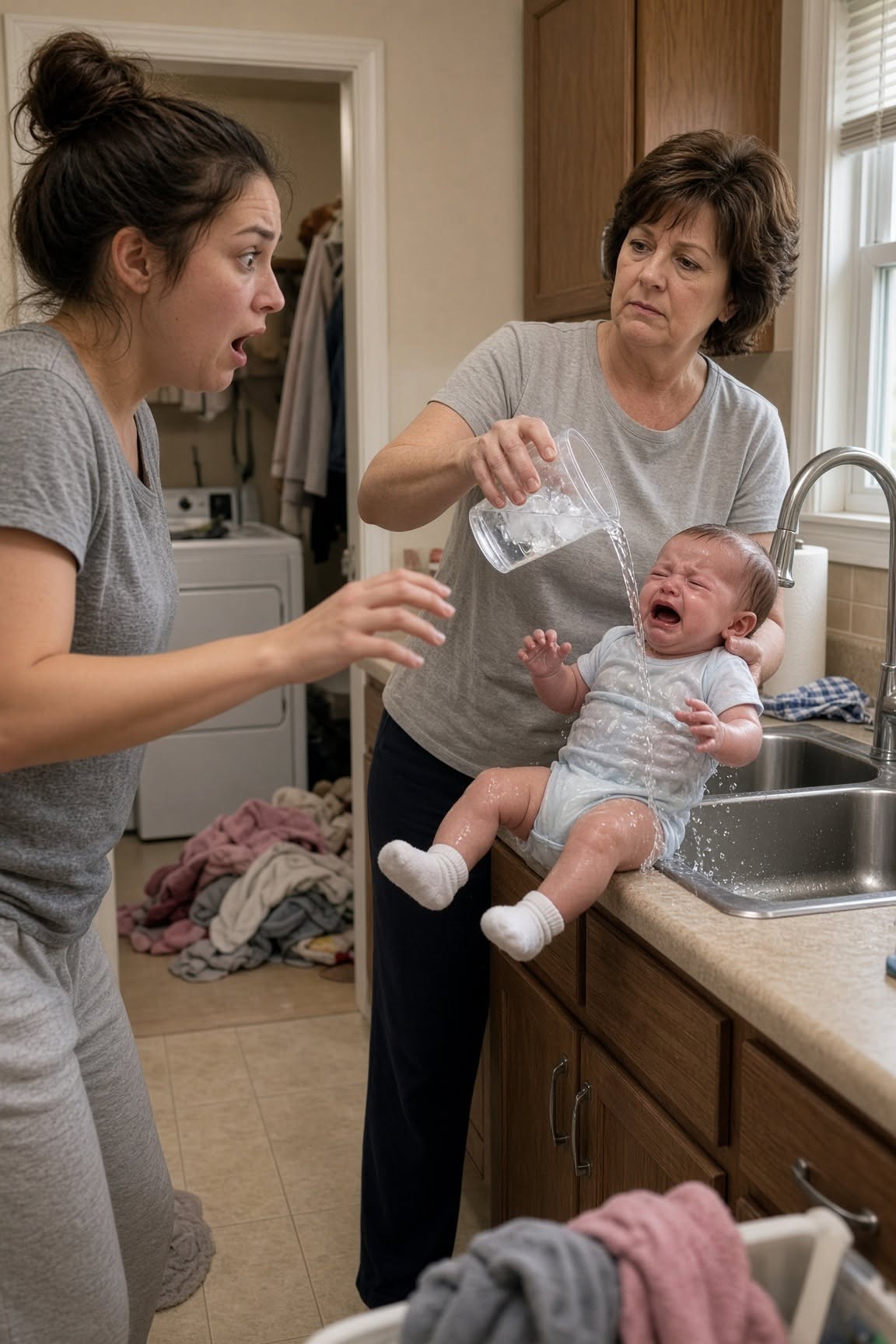 Next part: She Held a Crying Baby Under Ice-Cold Water