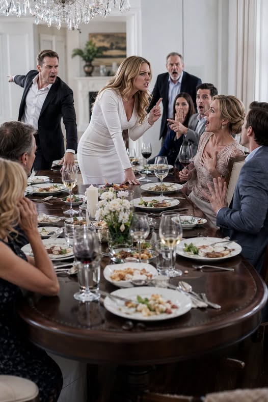 “Say Sorry To My Sister Or Leave My House!” My Husband Demanded At Dinner. So I Stood Up, Walked Over To Her, And Said The One Sentence That Destroyed Three Marriages—Including Ours.