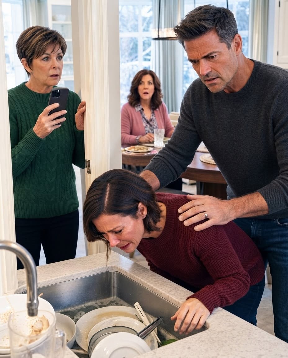 I went to my daughter’s house without wa:rning and was stunned by what I saw. Her husband and mother-in-law sat calmly at the table,