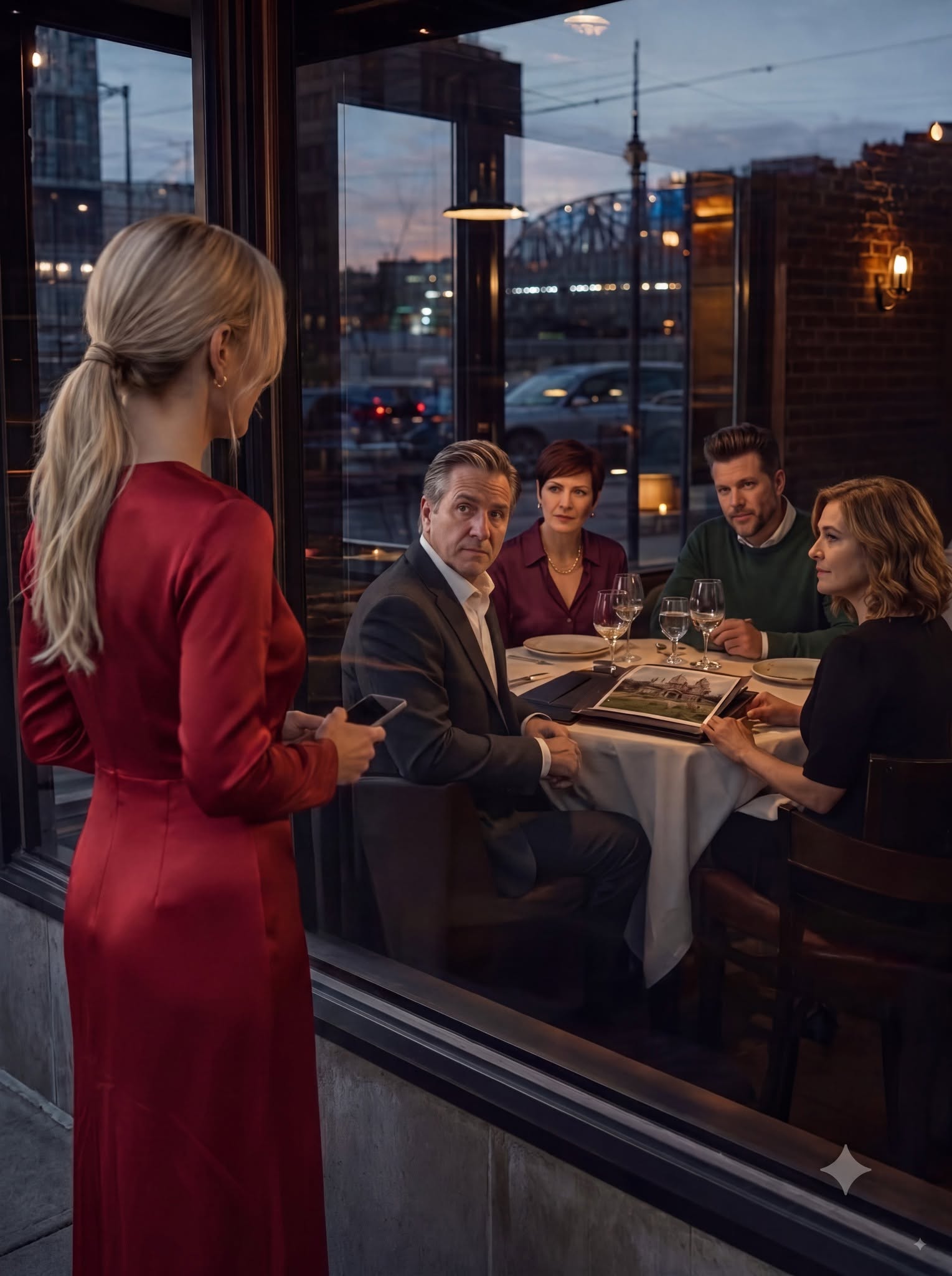 My Husband Canceled Our 25th Anniversary Dinner, Claiming an Office Emergency. Hours Later, the Restaurant Confirmed His Reservation Had Changed From Two Guests to Four. I Drove There Expecting Another Woman—But the Four People at His Table Revealed a Secret I Never Expected.