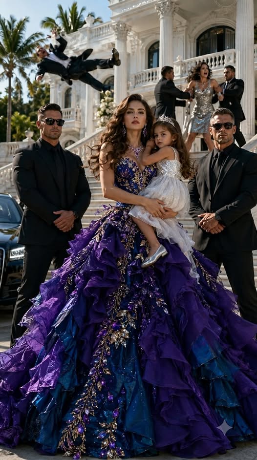 My husband’s mistress heavily drugged my 8-year-old daughter, then placed scissors in her limp hand next to a torn $10k dress. “She’s a psycho! Pay for it or get out!” my husband screamed, ready to beat her with his belt. “Mommy… the juice tasted funny,” she whispered, passing out. I didn’t cry. I picked up my little girl, locked the door, pulled out a hidden phone, and summoned my five older brothers. My husband had no idea what was coming.