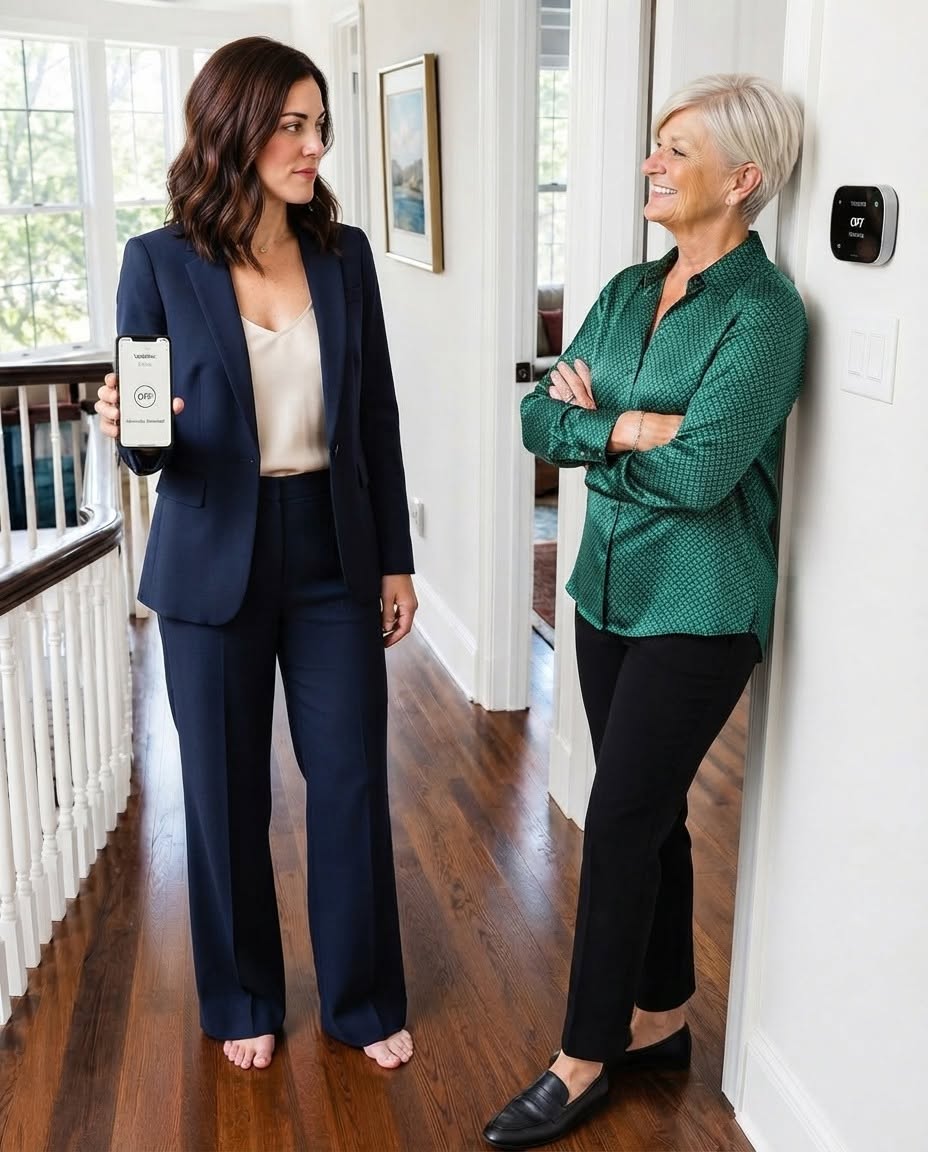 For two years, my mother-in-law called my inherited home “her son’s house,” rearranging my kitchen, moving Dad’s photos, and controlling the thermostat. My husband stayed silent until I opened the deed and said, “Tell her who actually owns this house.”