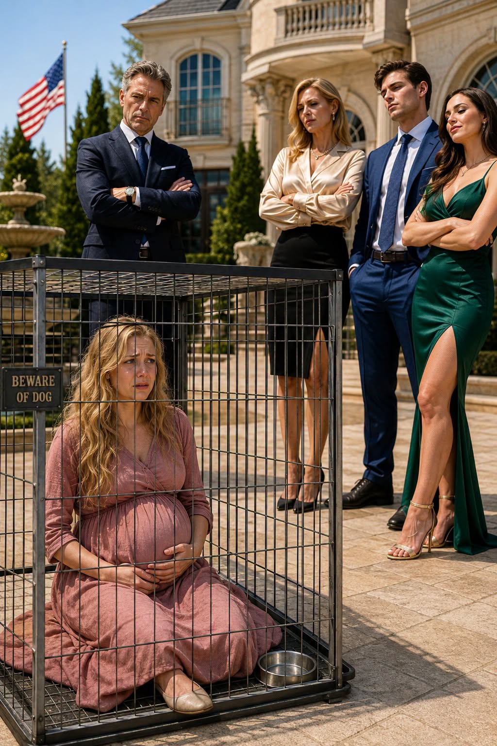 His Mistress Locked His Pregnant Wife in a Dog Cage—Then She Made One Call That Shattered His Billion-Dollar Empire
