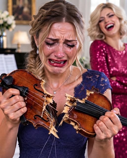 My Sister Broke My Violin In Half Before The Most Important Performance Of My Life—All Because I Refused To Give Her My New Dress. She Thought She Had Destroyed My Future… But 20 Minutes Later, She Was Begging Me To Save Hers