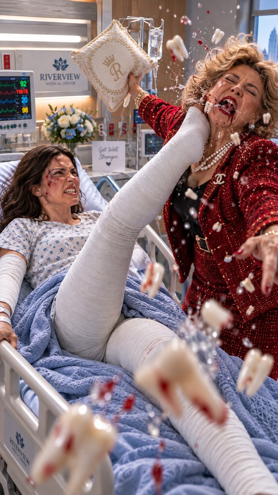 FULL STORY My mother-in-law tried to suffocate me inside my cast, believing I could never prove it.