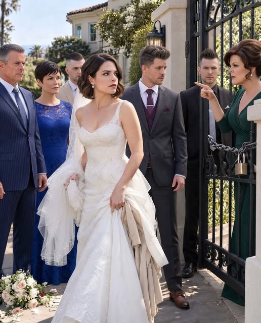 “If you want to be my daughter-in-law, you’ll spend three hours outside,” my mother-in-law told me, while my husband remained silent and the guests watched. I didn’t cry or beg anyone: I called off the wedding