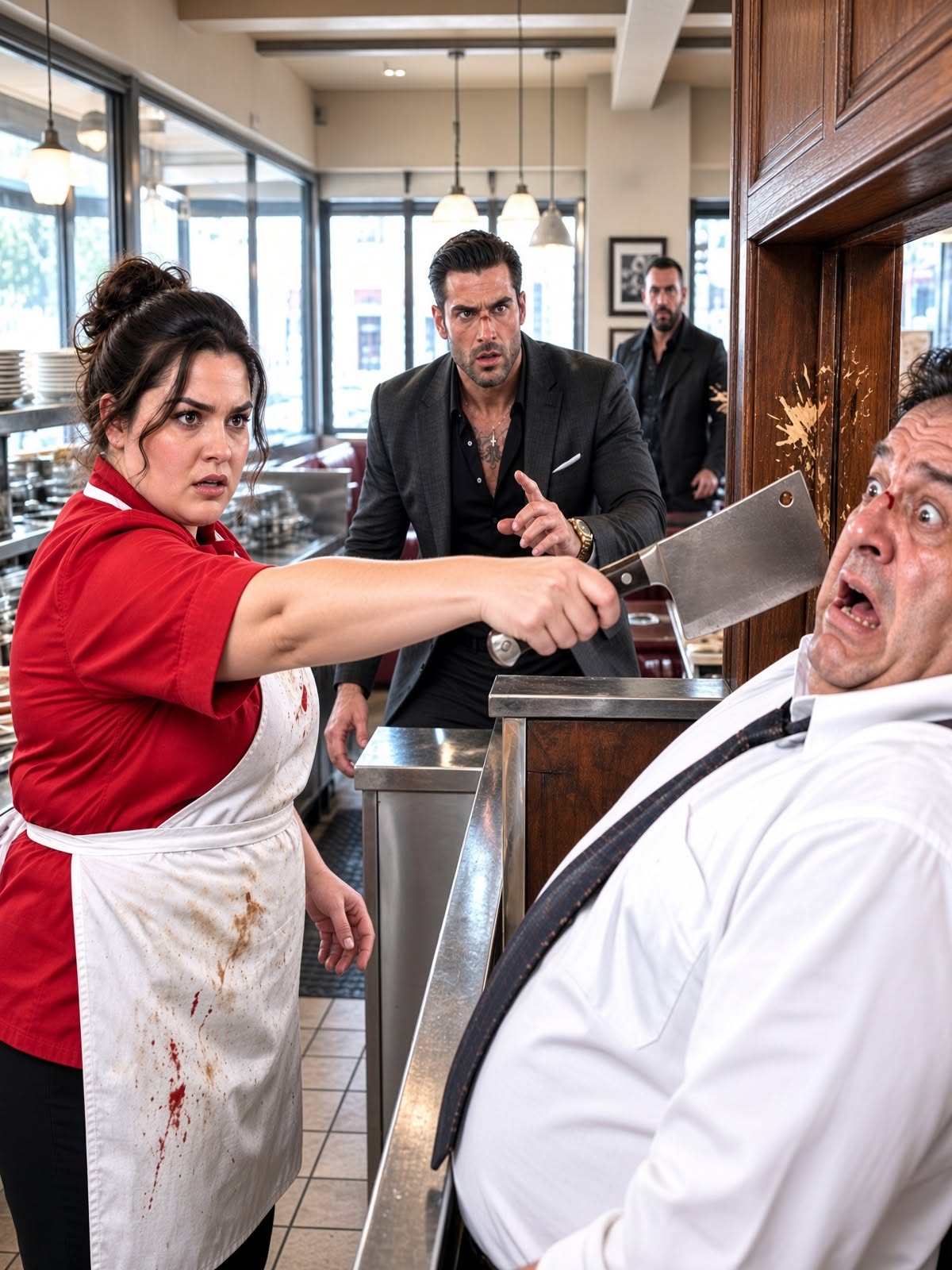 They Mocked the Heavyset Cook at Table Four—Until Her Cleaver Revealed the Life She Had Buried