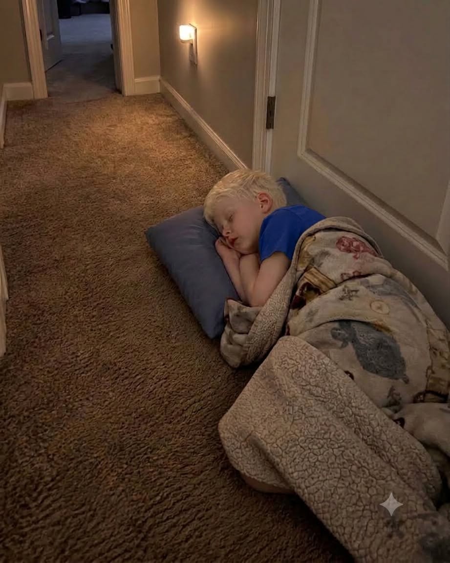 My 8-Year-Old Son Started Sleeping on the Floor Outside Grandma’s Bedroom – Then at 4 AM, I Heard Him Whisper, ‘I Won’t Let Uncle Do It to Grandma Again’