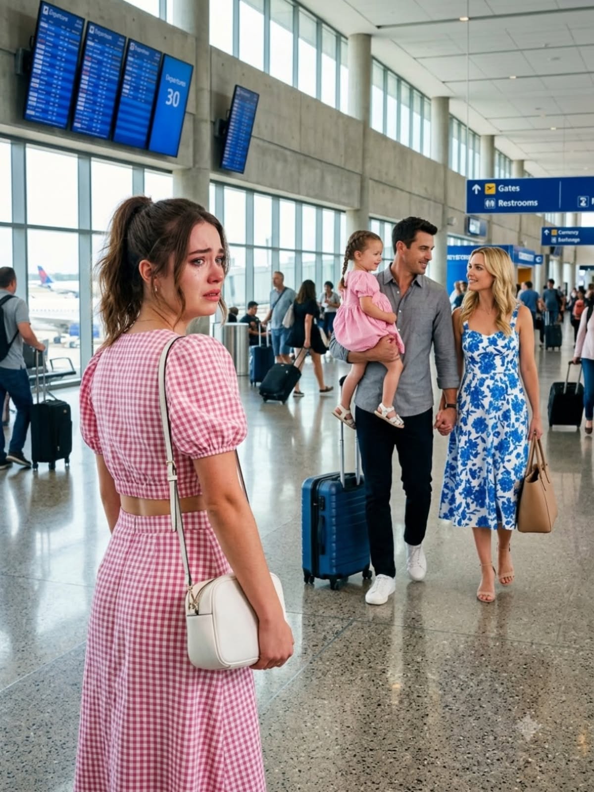My Husband Returned After Three Years Abroad. I Went To The Airport Expecting To Bring Him Home, But He Arrived With A Woman And Twin Boys. When I Confronted Him, He Said, “Let’s Separate.” I Removed My Ring And Left