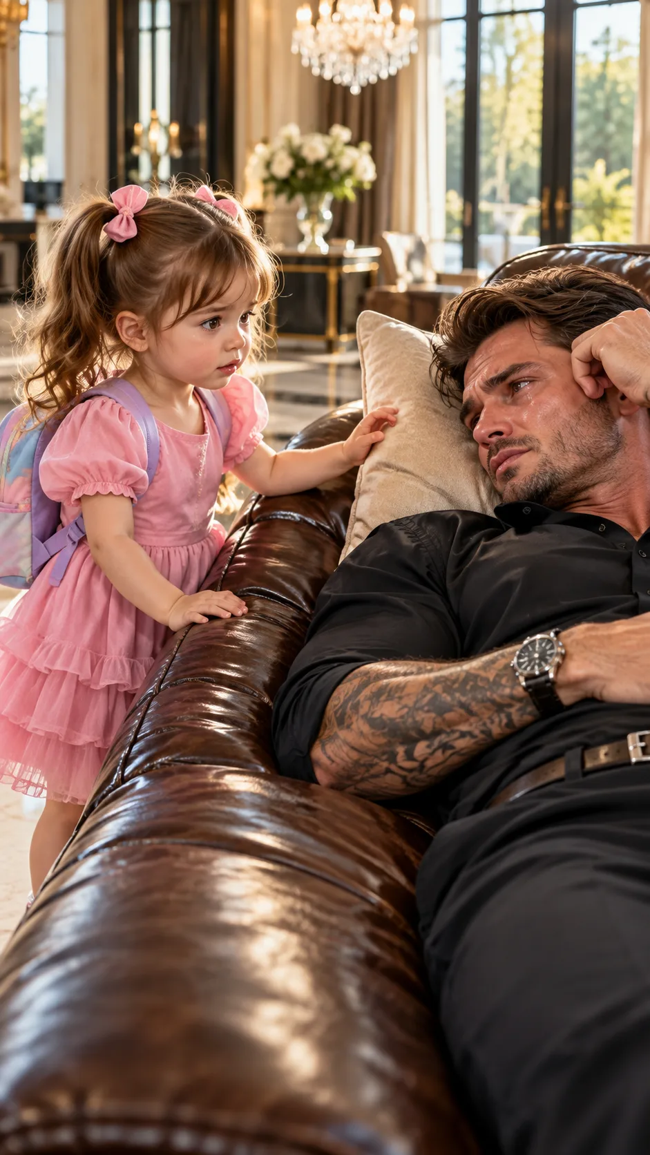 “PLEASE DON'T CRY, MR. DANIEL. IF YOU DON'T HAVE A MOMMY ANYMORE, YOU CAN BORROW MINE.” THE THREE-YEAR-OLD GIRL WHISPERED TO THE $40 BILLION BILLIONAIRE, AND WHAT SHE DID NEXT BROKE HIS HEART.
