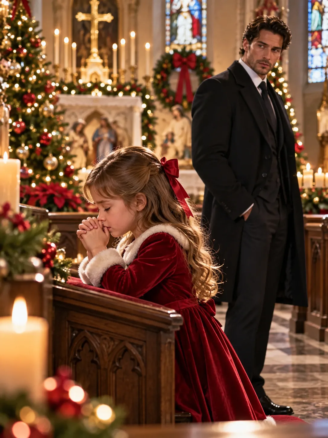 “God, I just wanted a father for Christmas,” she prayed, unaware that a reserved CEO was listening.