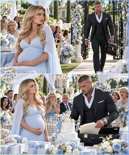 The first thing I noticed when my husband walked into my baby shower was not that he was forty-two minutes late.