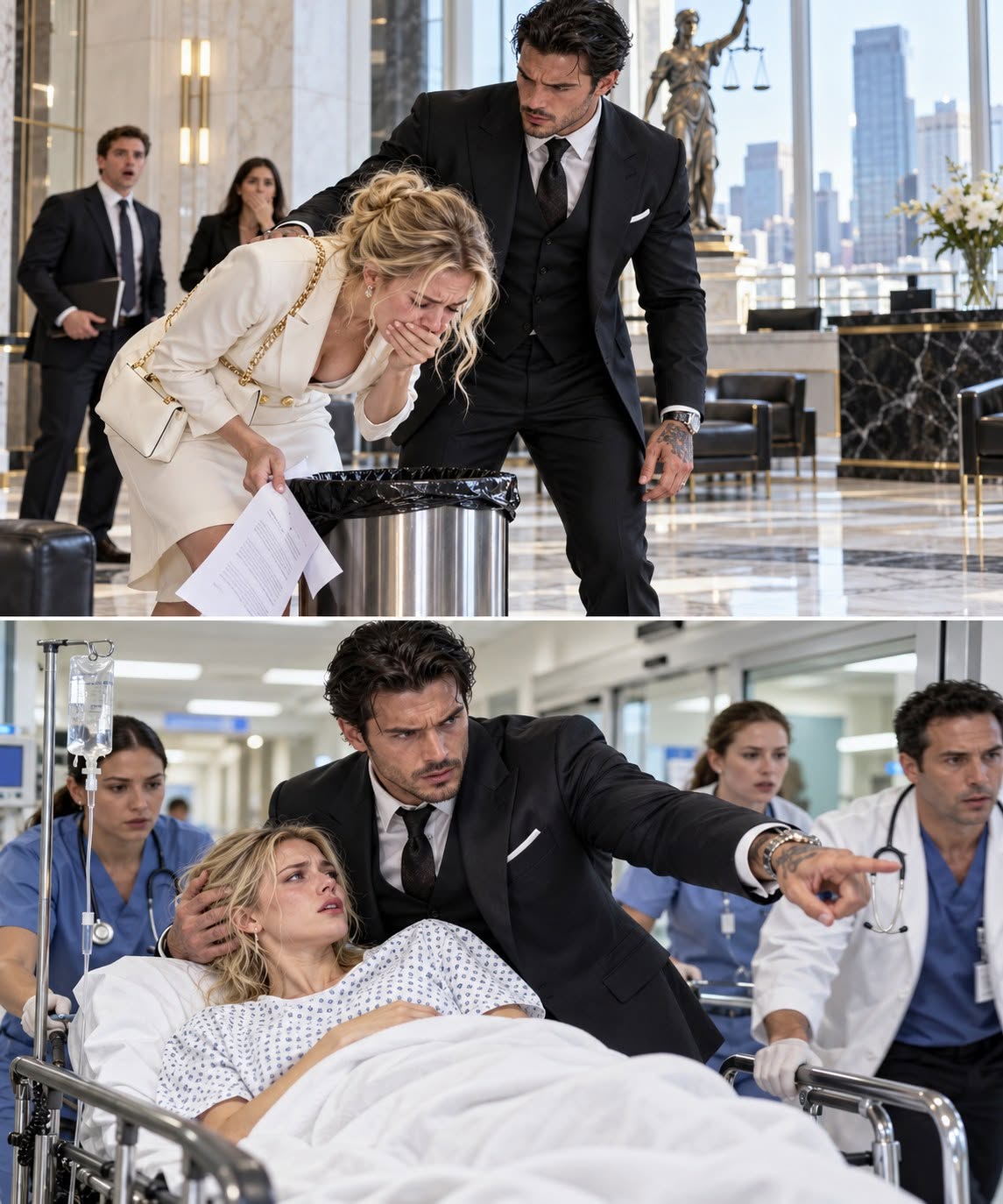 She Vomited While Signing Her Divorce Papers, and Her Mafia Husband’s Next Order Exposed a Secret That Could Destroy His Empire
