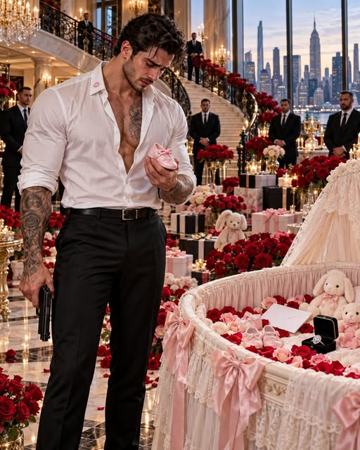 His pregnant wife was gone, the nursery was empty, and a pink ribbon lay inside the crib beside a note