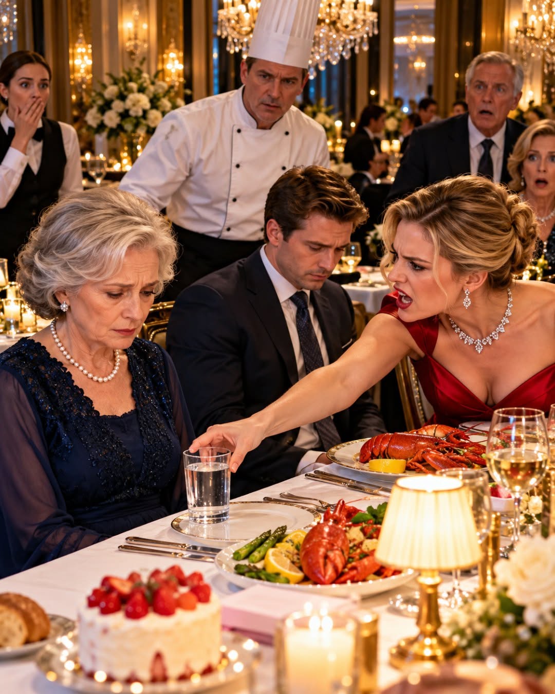 My Daughter-in-Law Ordered Lobster for Everyone but Me and Said Water Was Enough. My Son Told Me to Remember My Place. Then the Executive Chef Revealed Who I Really Was