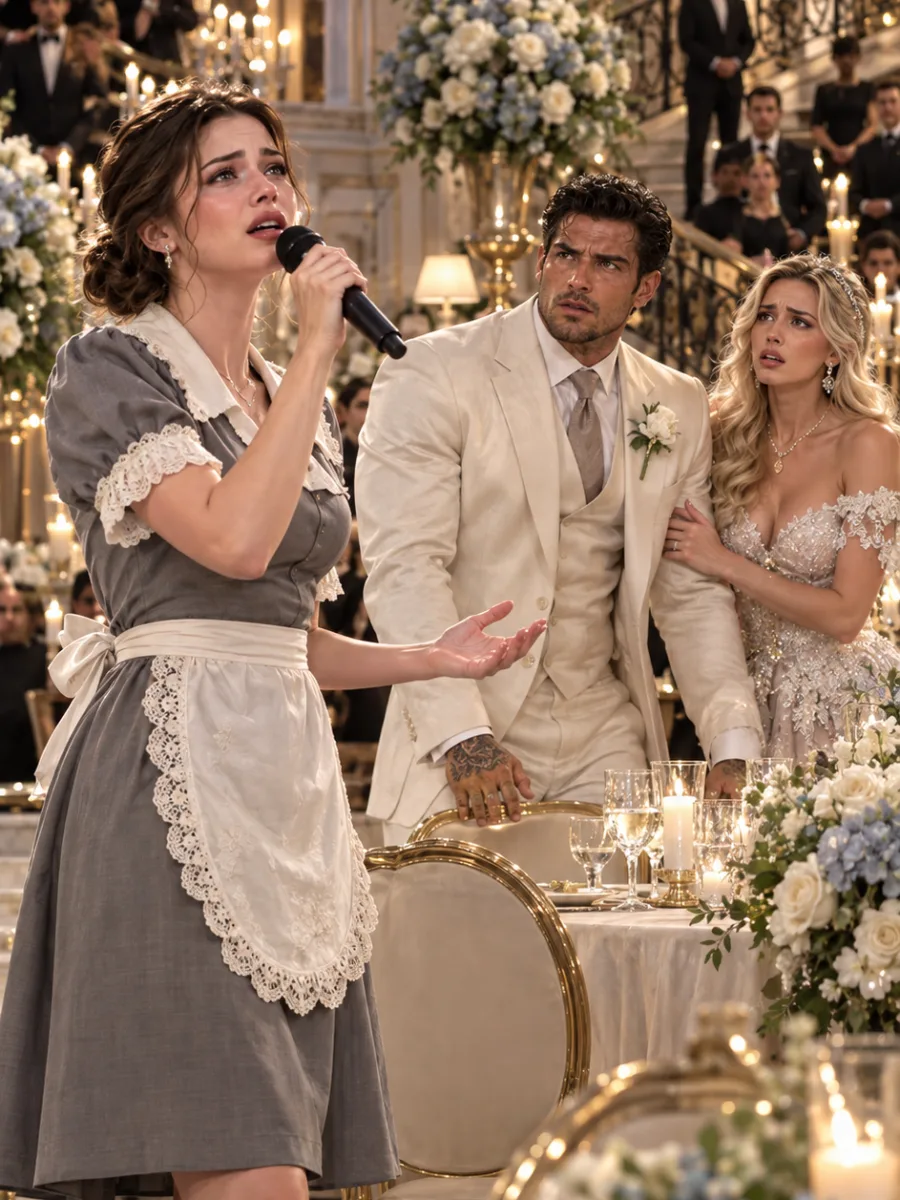 “I’LL SING AT YOUR WEDDING, BOSS… BUT WHEN MY SONG ENDS, YOUR BRIDE WILL BE EXPOSED AS A MURDERER!” ❤️