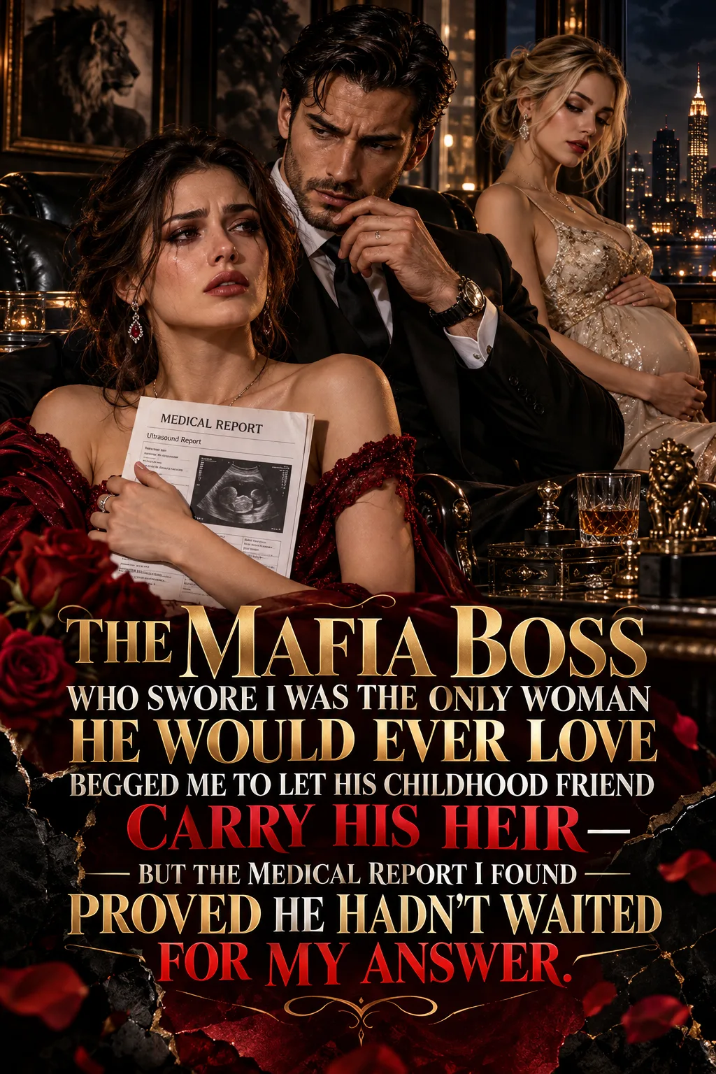 THE MAFIA BOSS WHO SWORE I WAS THE ONLY WOMAN HE WOULD EVER LOVE BEGGED ME TO LET HIS CHILDHOOD FRIEND CARRY HIS HEIR—BUT THE MEDICAL REPORT I FOUND PROVED HE HADN'T WAITED FOR MY ANSWER.