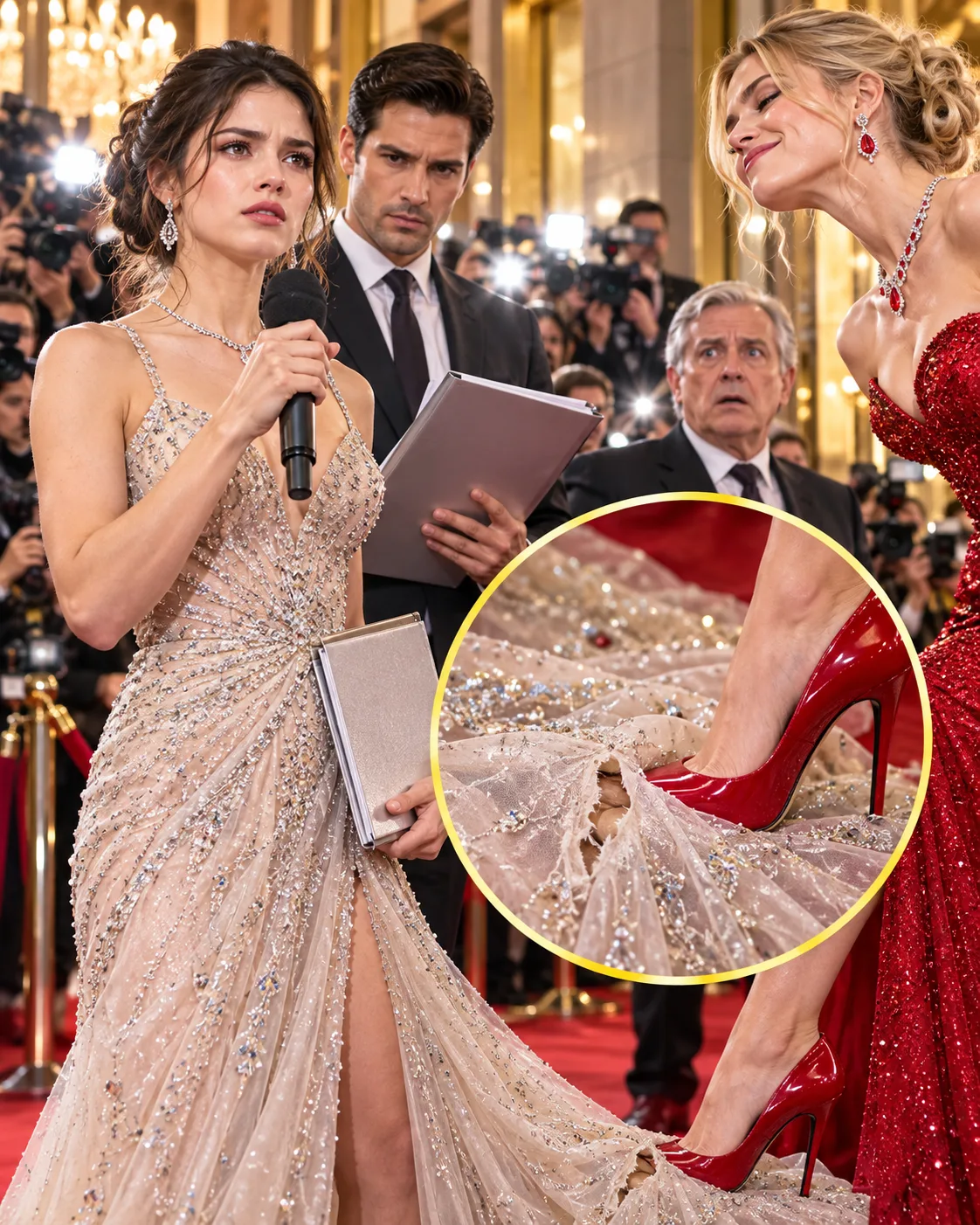 FULL STORY - She Tore My Dress on the Red Carpet—Then I Told Hollywood Who Really Owned the Film