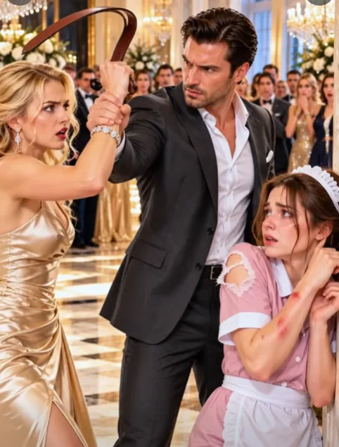 Dominic came home just in time to stop his fiancée from hurting the new maid