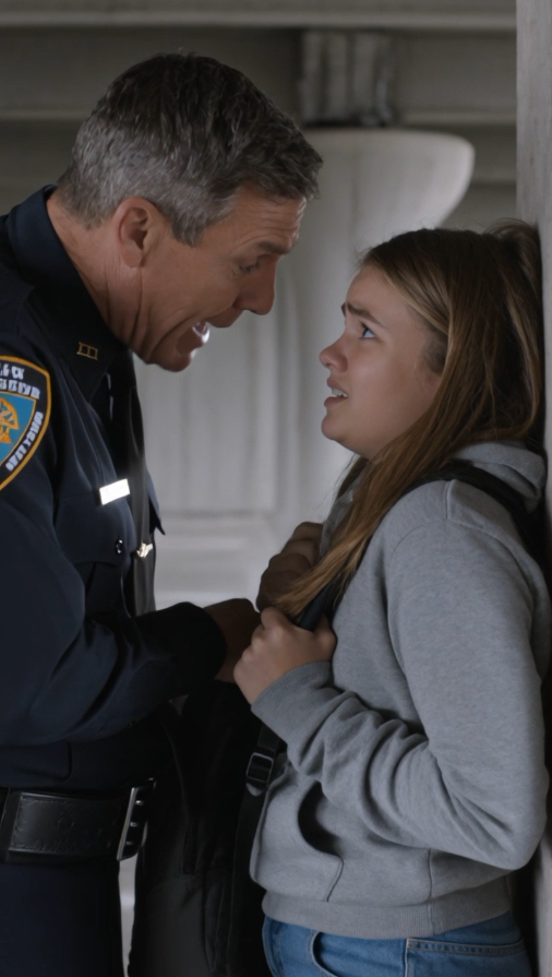 A POLICE OFFICER SLAMMED A TEEN GIRL ONTO A BLACK SUV AND MOCKED HER FEDERAL ID — THEN HER FATHER ARRIVED WITH TACTICAL AGENTS AND REALIZED THE REAL CASE WAS MISSING