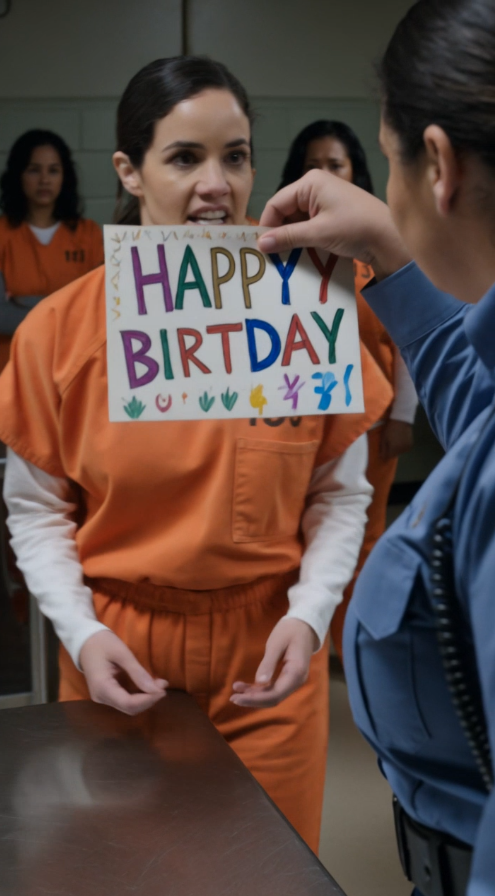 She made a birthday card with love for her friend