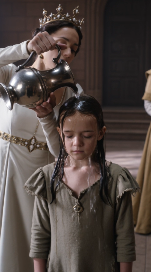 The pitcher of ice water struck Mara before she could protect her face