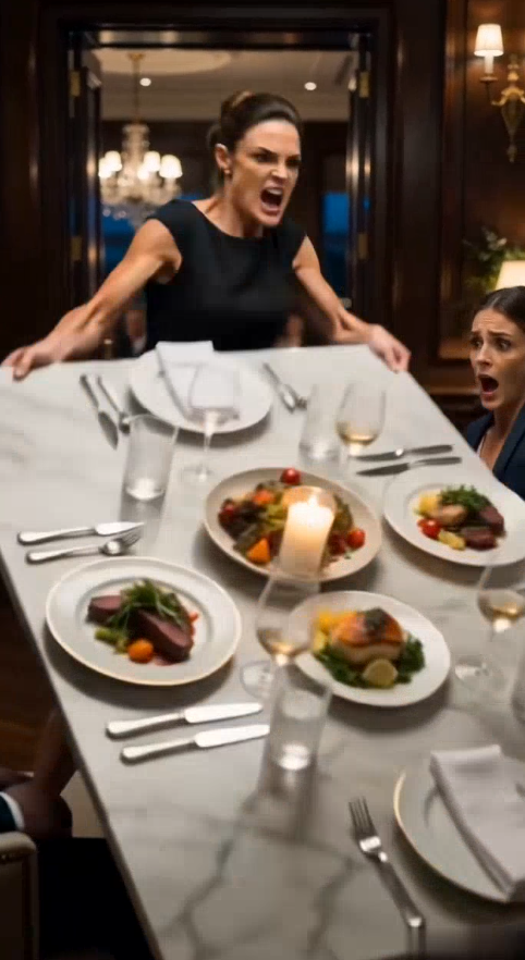 THE WIFE WHO FLIPPED THE TABLE AT THE LUXURY RESTAURANT TO CONFRONT HER ABUSIVE HUSBAND AND HIS MISTRESS
