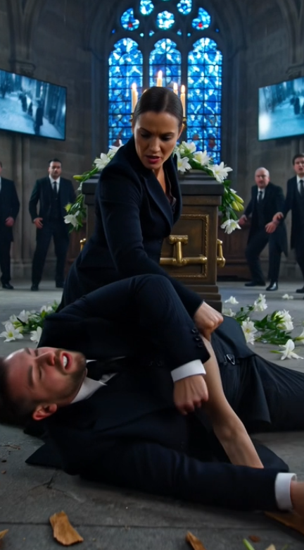 HE PUNCHED HIS YOUNGER BROTHER IN FRONT OF OUR FATHER’S CASKET TO SEIZE THE FAMILY ESTATE—SO I EXPOSED THE FORGED WILL ON THE CHAPEL SCREENS
