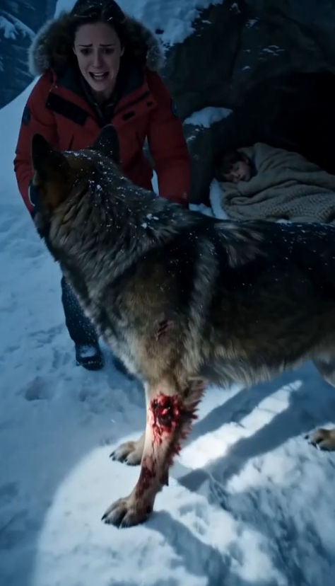 I TRACKED A SCARRED STRAY DOG INTO THE BLIZZARD TO RESCUE MY MISSING SON—UNTIL A FROZEN CAVE REVEALED THE BLOOD-STAINED TRUTH.