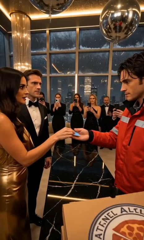 THE GLAMOROUS GIRL THOUGHT SHE’D WON $25 MILLION—THEN THE PIZZA COURIER PULLED OUT THE RECEIPT