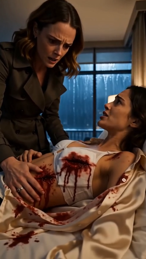 I RIPPED OPEN MY HUSBAND’S MISTRESS’S BLOUSE TO STRIP HER DOWN—UNTIL THE TORN FABRIC REVEALED A CLINICAL COMPRESSION HARNESS AND A SURGICAL WOUND.
