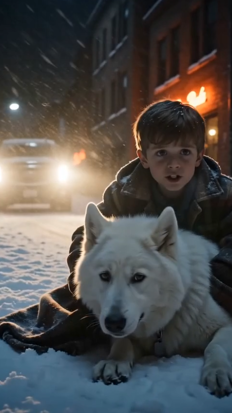 THE STARVING STREET BOY RISKED HIS LIFE TO SAVE A BLEEDING DOG—UNTIL THE COLLAR REVEALED WHO TRULY OWNED THE ANIMAL.