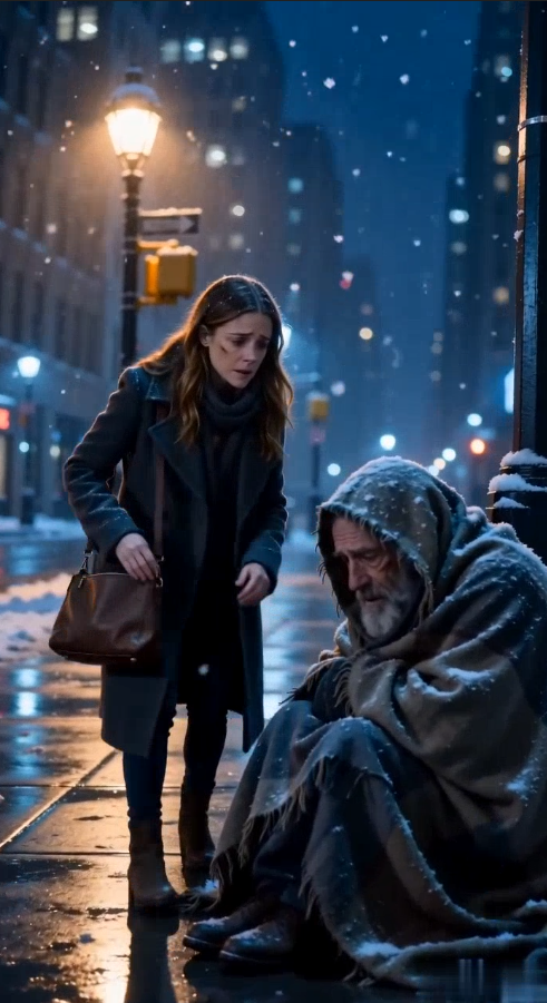 I GAVE A HOMELESS MAN FIFTY DOLLARS ON A COLD NIGHT — HE LEFT ME AN INHERITANCE THAT CHANGED MY FAMILY FOREVER
